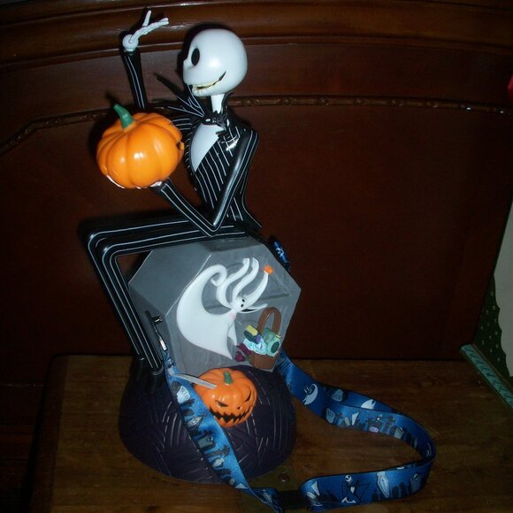 2025 DISNEY PARKS MICKEYS NOT SO SCARY HALLOWEEN JACK Skellington POPCORN BUCKET - Picture 1 of 8